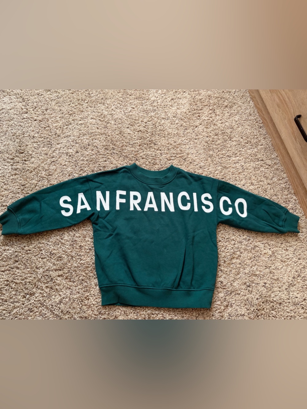 H&M Dark Green "SAN FRANCISCO" Crewneck Sweatshirt